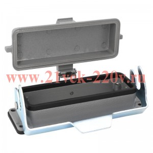 Корпус приборный проходной с крышкой OptiLink HDC-H24B-BK-1L-MCV КЭАЗ 353755