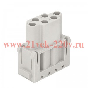 Розетка OptiLink HDC-HM-6-16-FС-(0.14-4.0) 500В КЭАЗ 366453