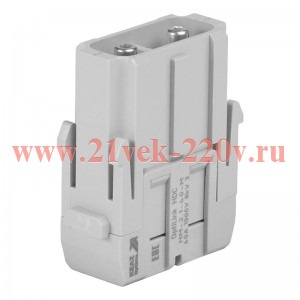 Вилка OptiLink HDC-HM-2.1-40-M-(2.5-8) 1000В КЭАЗ 366454
