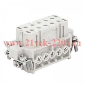 Розетка OptiLink HDC-HA-10-16-F-(0.75-2.5) 250В КЭАЗ 366471