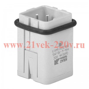 Вилка OptiLink HDC-HA-4-10-MS-(0.14-2.5) 250В КЭАЗ 366468