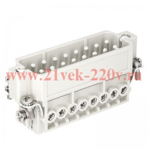 Вилка OptiLink HDC-HA-16-16-M-(0.75-2.5)-250В КЭАЗ 366472
