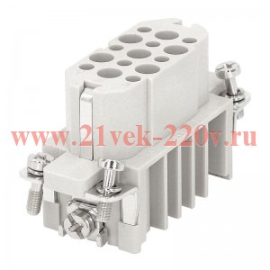 Розетка OptiLink HDC-HD-15-10-FC-(0.14-2.5) 250В КЭАЗ 366481