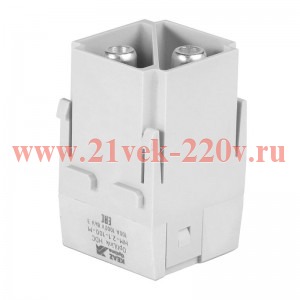 Вилка OptiLink HDC-HM-2.1-100-M-(10-25) 1000В КЭАЗ 352208