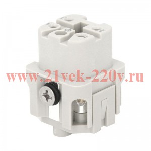 Розетка OptiLink HDC-HA-4-10-F-(0.75-1.5) 250В КЭАЗ 352223