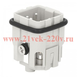 Вилка OptiLink HDC-HA-4-10-M-(0.75-1.5) 250В КЭАЗ 352222
