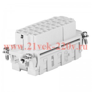 Розетка OptiLink HDC-HEE-32-16-FC-(0.14-4.0) 500В КЭАЗ 352239