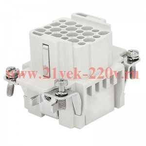 Розетка OptiLink HDC-HDD-24-10-FC-(0.14-2.5) 250В КЭАЗ 352231