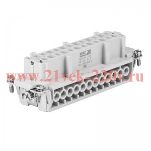 Розетка OptiLink HDC-HE-24-16-F-(0.75-2.5) 500В КЭАЗ 352265