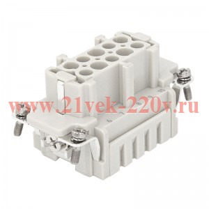 Розетка OptiLink HDC-HE-10-16-FS-(0.14-2.5) 500В КЭАЗ 352255