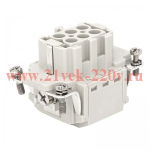 Розетка OptiLink HDC-HE-6-16-FQ-(0.14-2.5) 500В КЭАЗ 352251