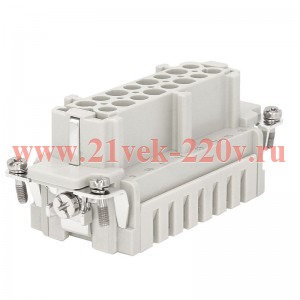 Розетка OptiLink HDC-HE-16-16-FS-(0.14-2.5) 500В КЭАЗ 352261