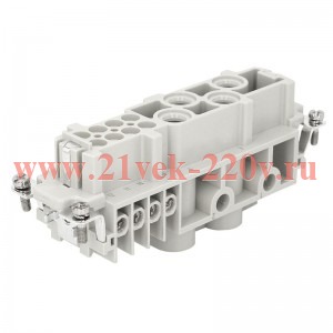 Розетка OptiLink HDC-HK-4/8-80/16-F-(1.5-16/0.5-2.5) 400В КЭАЗ 352275