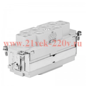 Розетка OptiLink HDC-HK-6/6-100/16-F-(16-35/0.5-2.5)-690/400V КЭАЗ 352277
