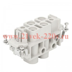 Розетка OptiLink HDC-HK-4-80-F-(1.5-16) 830В КЭАЗ 352273