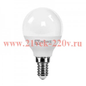 Лампа светодиодная LED-ШАР-VC 11Вт 230В E14 4000К 990лм IN HOME 4690612020594