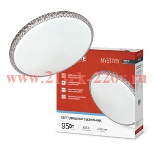 Светильник светодиодный DECO MYSTERY 95Вт 230В 6500К 10000лм 500х73мм IN HOME 4690612058641