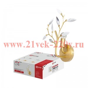 Светильник MODERN LORA-WL-E14-GL E14 настенный под лампу зол. IN HOME 4690612067209