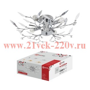 Люстра под лампу MODERN LORA-CL-4E14-CH 4хE14 хром. IN HOME 4690612067216