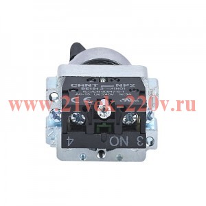 Переключатель NP2-BD43, 2 положения с возвратом, 2НО, IP40 (R)
