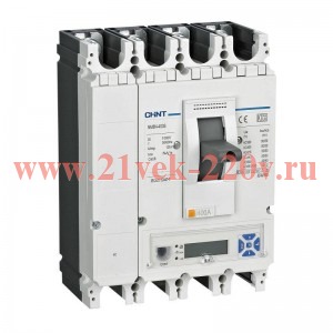 Выключатель автоматический 4п 250А 36кА NM8N-400C EM с электр. расцеп. LCD (R) CHINT 269450