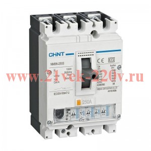 Выключатель автоматический 3п 250А 36кА NM8N-250C EN с электр. расцеп. (R) CHINT 271325