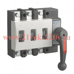 Выключатель-разъединитель 3п NH45-315/3 3P 315А стандартная рукоятка управления CHINT 599595