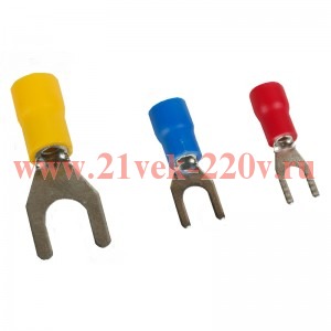 Наконечник вилочный НВИ OptiKit T-V-PVC-2-5 (уп.100шт) КЭАЗ 278059