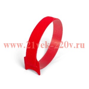 Стяжка-велькро КСВ 16*310 (кр) (Fortisflex)