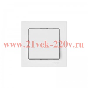 Выключатель 1-кл. AtlasDesign (сх. 1) 10AX быстрозажим. клем. в сборе бел. SE ATN000112S