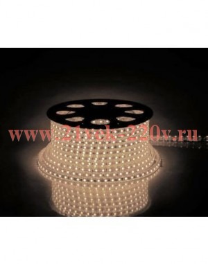 Лента светодиодная LEDх60/м 1м 4.4w/m 220в.IP65 тепло-белый (LS704 теп-бел.)