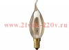 Лампа накаливания DECOR С35 FLAME GL 25W E14 (230V) FOTON_LIGHTING (S112) - лампа свеча на ветру