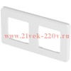 Рамка Legrand Inspiria 2 поста белая