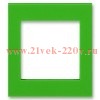 Сменная панель ABB Levit промежуточная на многопостовую рамку зелёный