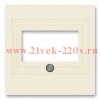 Накладка ABB Levit для розеток USB / HDMI / VGA слоновая кость (5014H-A00040 17) (бежевый)