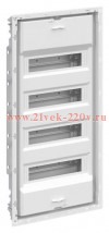 Шкаф внутреннего монтажа ABB на 48М (4x12) без двери с винтовыми клеммниками N/PE UK648EB (электрический щит)