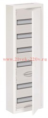Шкаф 72М(6х12) навесной IP44 950x300x160 ABB ComfortLine Compact CA c клеммами N/PE (CA16VZRU)