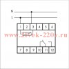 Реле времени PCA-512 0.1с - 24дн., 8А, 1NO/NC, задержка выключения