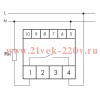 Реле контроля напряжения CP-722 75А, 1NO, индикация текущего напряжения