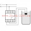 Реле уровня PZ-828 (одноуровневый монтаж на DIN-рейке 35мм 230В AC 16А 1перкл. IP20) F&F EA08.001.00