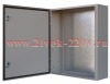 Корпус металлический навесной с монтажной панелью 800х650х250 ЩРНМ-4-IP54 DEKraft