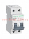 Автоматический выключатель Systeme Electric City9 Set 2П 63А С 4,5кА 230В (автомат электрический)
