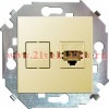 Розетка компьютерная RJ45 кат.5е Systimax Simon 15, слоновая кость (бежевый)