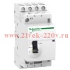 Модульный контактор с ручным управлением iCT Acti 9 Schneider Electric 25A 3п 3НО 220/240В АС 2м
