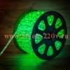 Светодиодный дюралайт 2W зеленый 36 LED/2,4Вт/м, постоянное свечение, D13мм, бухта 100м