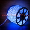 Светодиодный дюралайт 2W синий 24 LED/1,6Вт/м, постоянное свечение, D10мм, бухта 100м