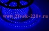 LED лента 220В, 10*7 мм, IP67, SMD 2835, 60 LED/m Синяя, бухта 100 м