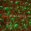 Гирлянда Светодиодный Дождь 2x0,8м 160LED зеленый IP44, постоянное свечение, прозрачный провод, 230В