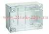 Коробка ответвительная с гладкими стенками DKC Express IP56, 240х190х160мм c прозрачной крышкой