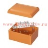 Коробка пластиковая FS с гладкими стенками и клеммниками, IP56,150х110х70мм, 5р, 450V,30A,16мм.кв